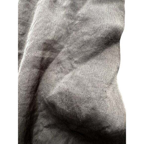 Lewit Black Satin Basic Classy Dressy Relaxed Wide Leg Jumpsuit Size 8 - Picture 5 of 12